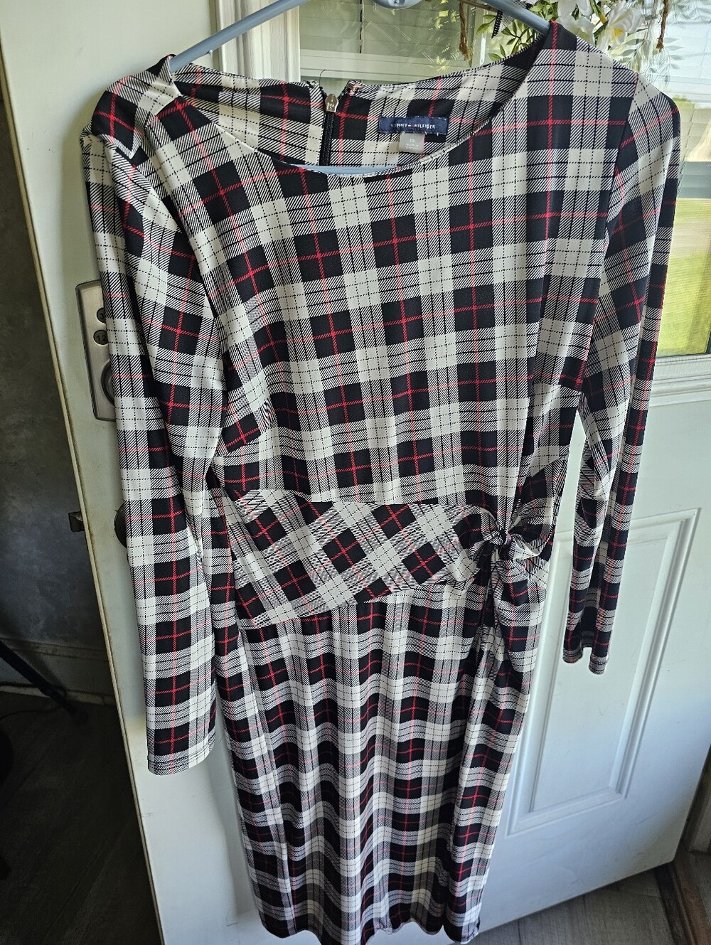 Long Sleeve Tommy HIlfiger Plaid Dress